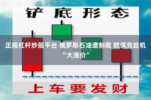 正规杠杆炒股平台 俄罗斯石油遭制裁 欧佩克趁机“大涨价”