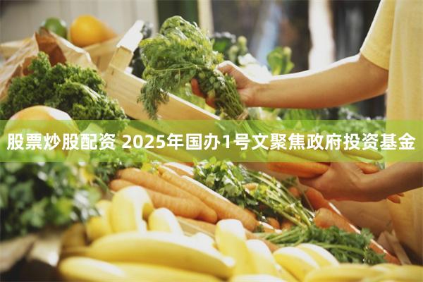 股票炒股配资 2025年国办1号文聚焦政府投资基金